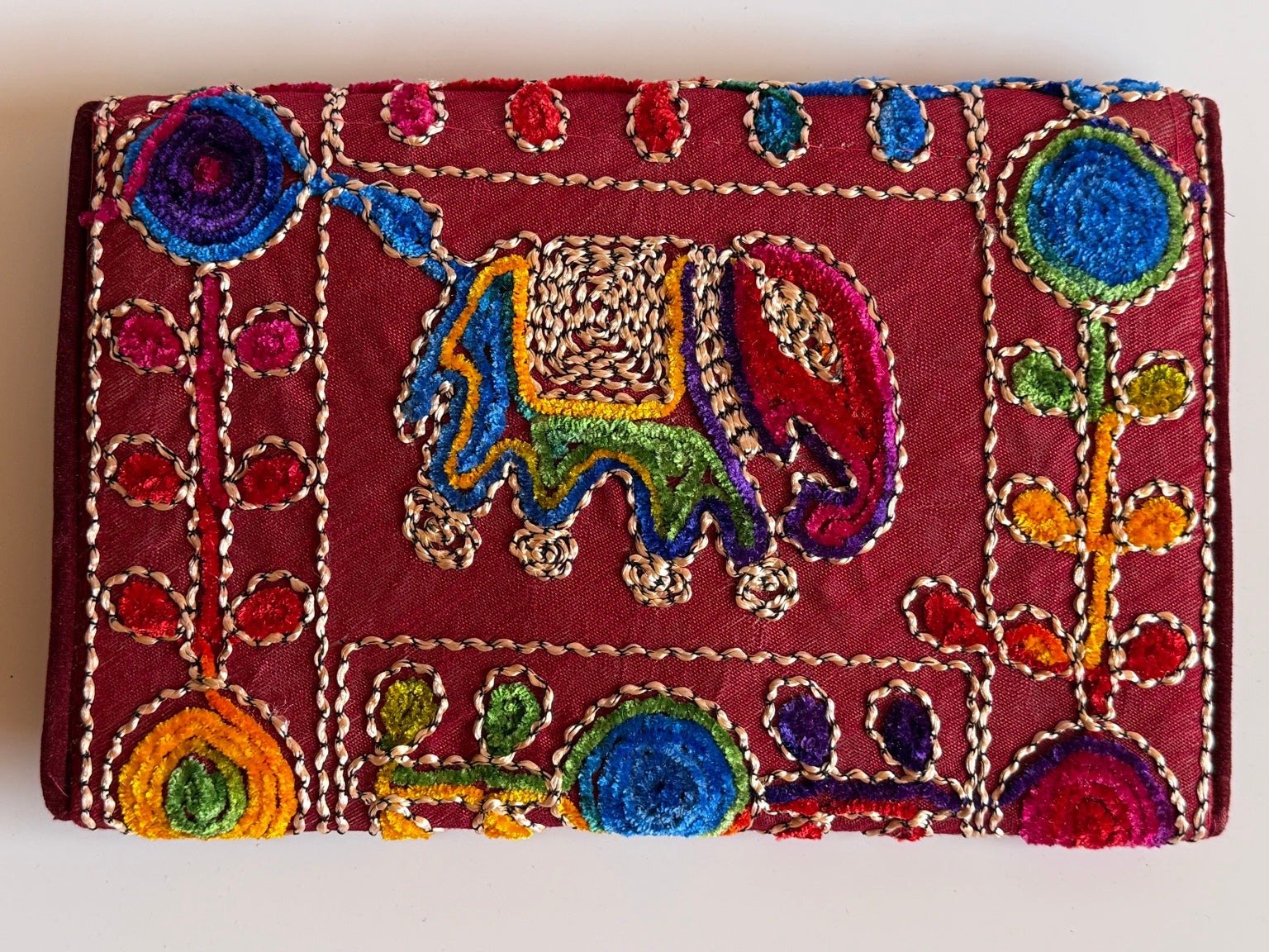Handcrafted Rajasthani Embroidered Women's Purse – Multicolor Artisan Handbag | Jaipur Collection