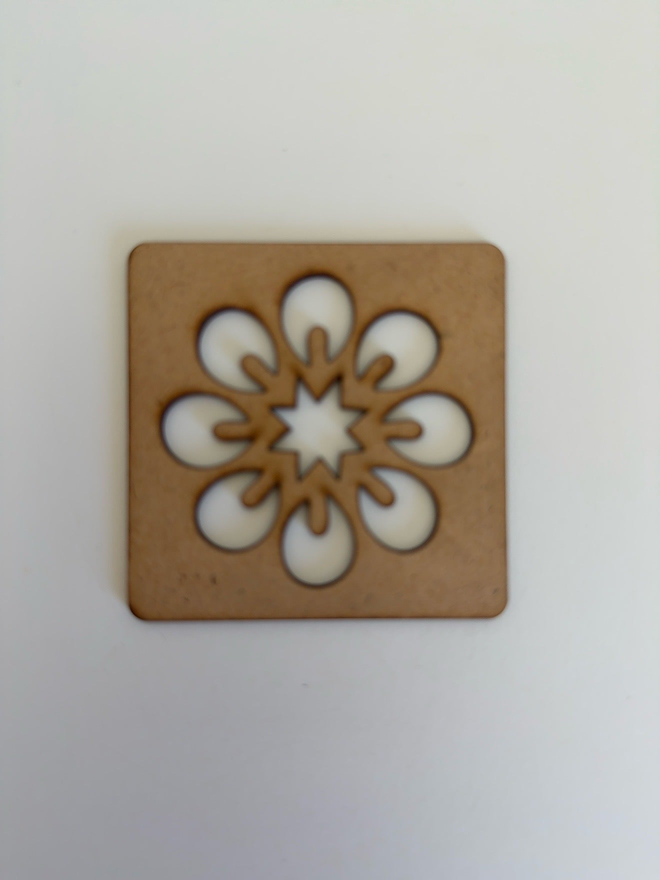 Lotus Petal Mandala Rangoli Stencil – Sacred Floral Design