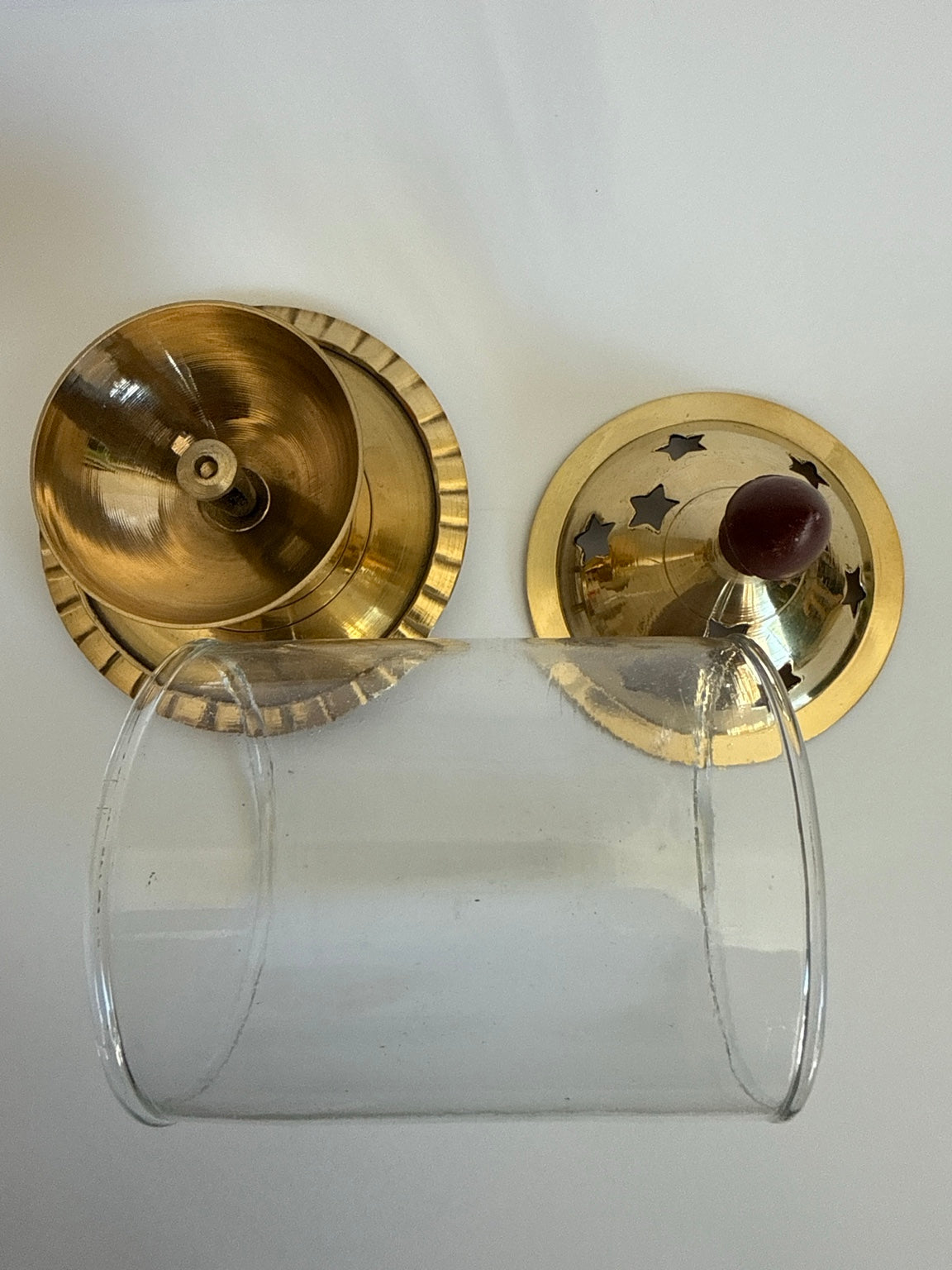 Bhuleshwar Market Brass & Glass Diya Lantern