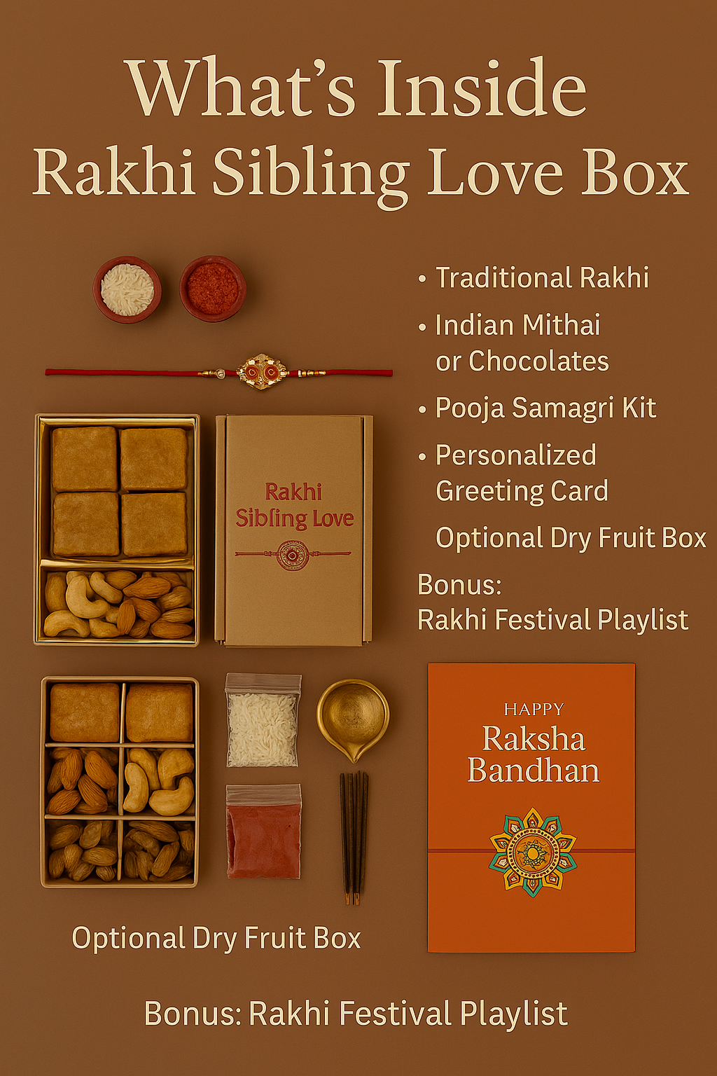 Rakhi Sibling Love Box β A Bundle of Rituals, Sweets, and Sentiment
