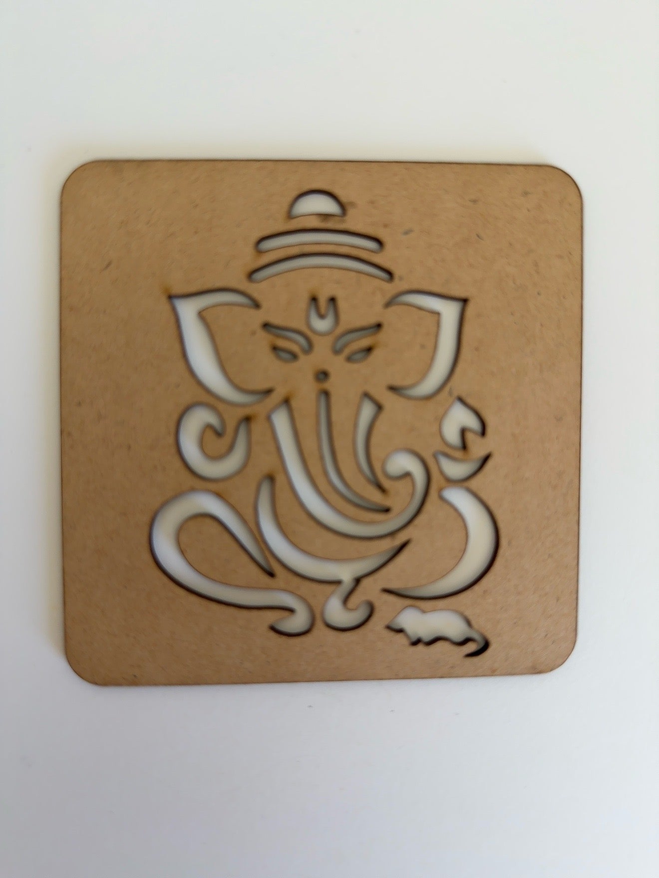Lord Ganesha Rangoli Stencil – Auspicious Ganpati Festival Design