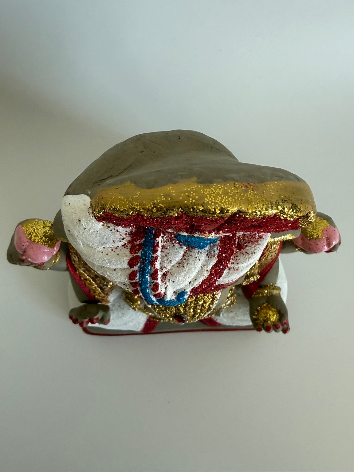 Handcrafted Shree Ganesha Idol – Royal Maharaja Style | Clay Ganesh Murti for Home & Pooja