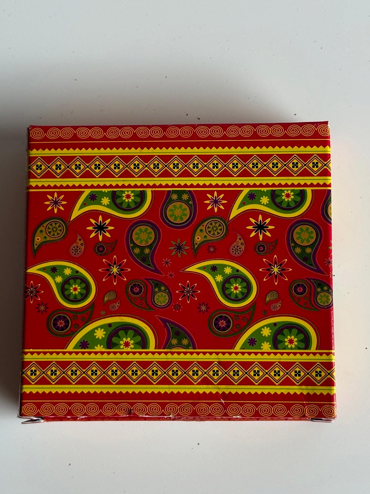 Back of the Kesar Brut Musk Dhoop Sticks packaging
