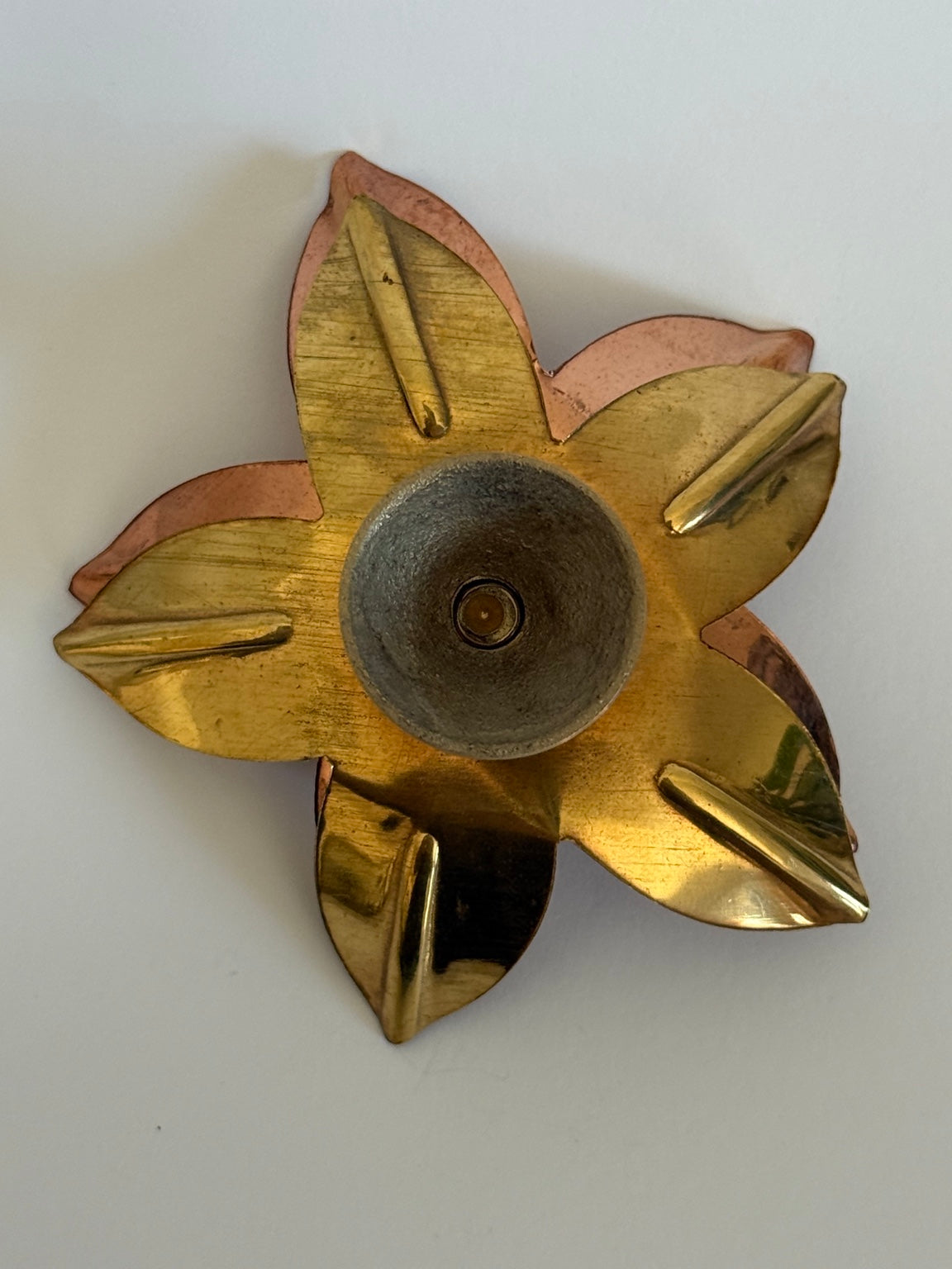 Lotus Diya – Handcrafted Copper & Brass Oil Lamp