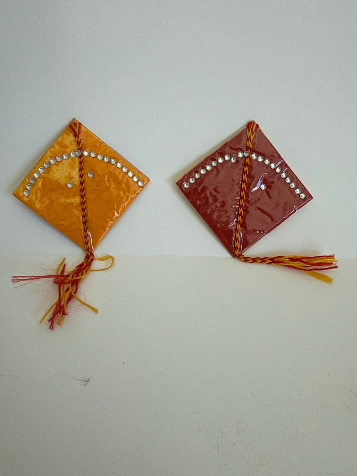 Handcrafted Haldi Kumkum Packet Set – Traditional Indian Ceremony Favor (2 Pieces)