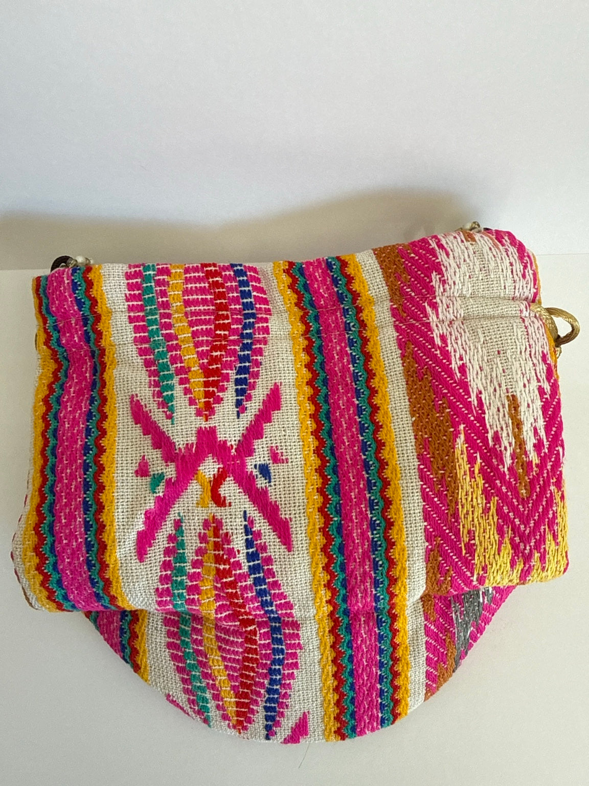 Handcrafted Rajasthani Potli Bag – Pink Festival Pearl Handle Pouch